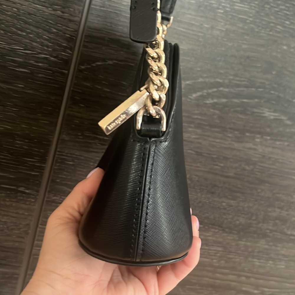 Kate Spade, New York Black Saffiano leather Small Dome Crossbody Bag - Picture 6 of 11